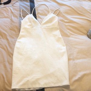 White cocktail dress